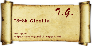 Török Gizella névjegykártya